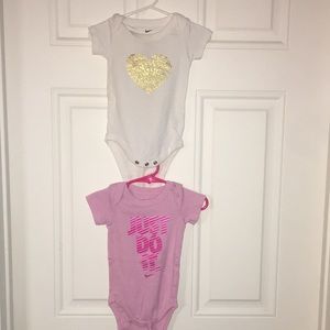 Two onesies and a hat